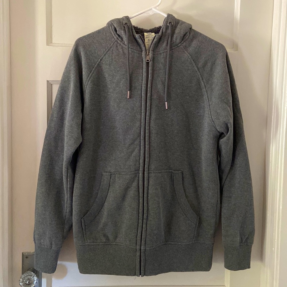 Mens gray hoodie